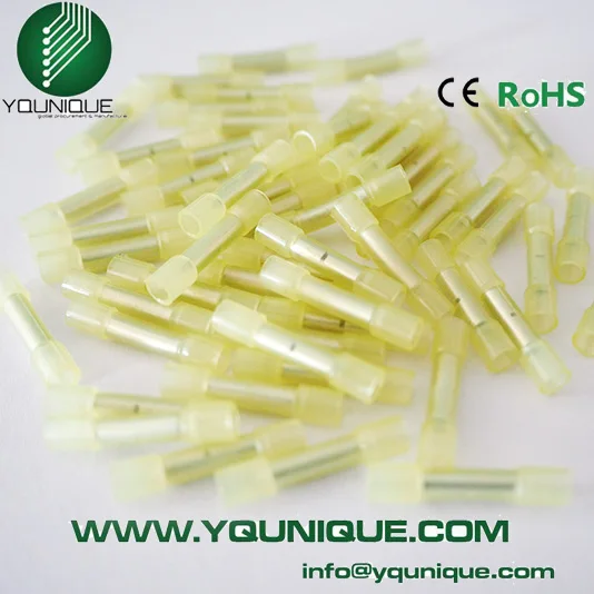 

BNYF0.5-5.5Cold pressed,Long Full Insulated Middle Joints Nylon brass Splice Connectors 100PCS terminal AWG26-10 0.2-6mm2