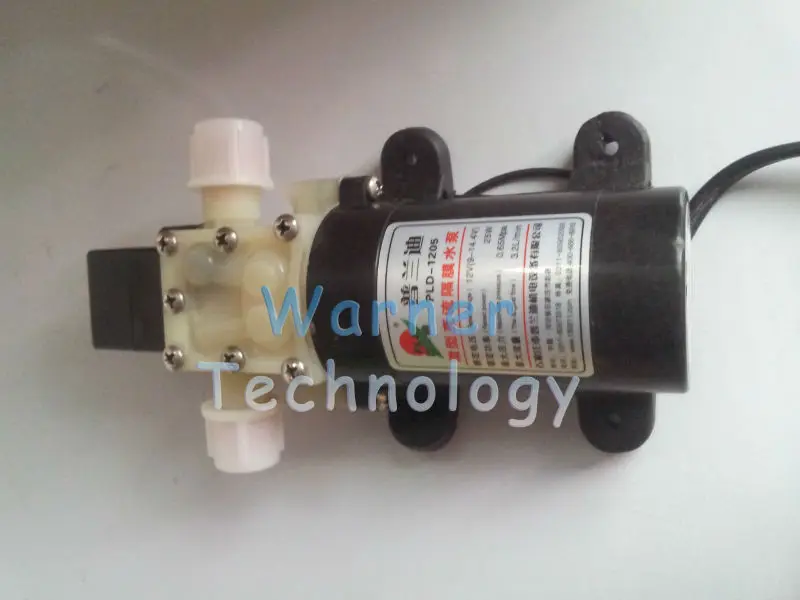 

10pcs/Lot 12Vdc Micro Self-priming pump Booster pump Low noise Absolutely safety 0.62Mpa 25W Flow 3.15L/min For Water Treatment