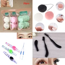 4 стиля косметический спонж Мягкий очищающий спонж для удаления волос на лице пинцет для бровей инструменты для макияжа лица для женщин и девочек