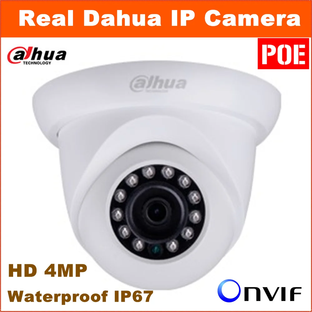 Newest Arrive Dahua IP Camera DH IPC HDW5421S Full HD 4MP Waterproof IP67 Security Camera Support