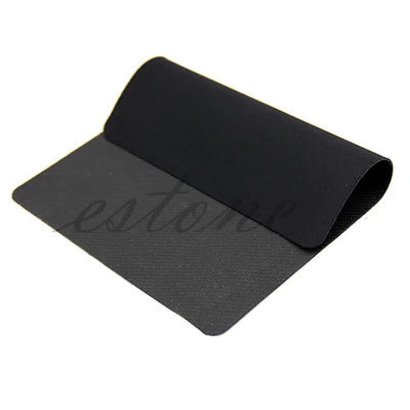 

NoEnName_Null Brand New Slim Mousepad Mouse Pad Mat For PC Optical Laser Mouse Trackball Mice Black High Quality