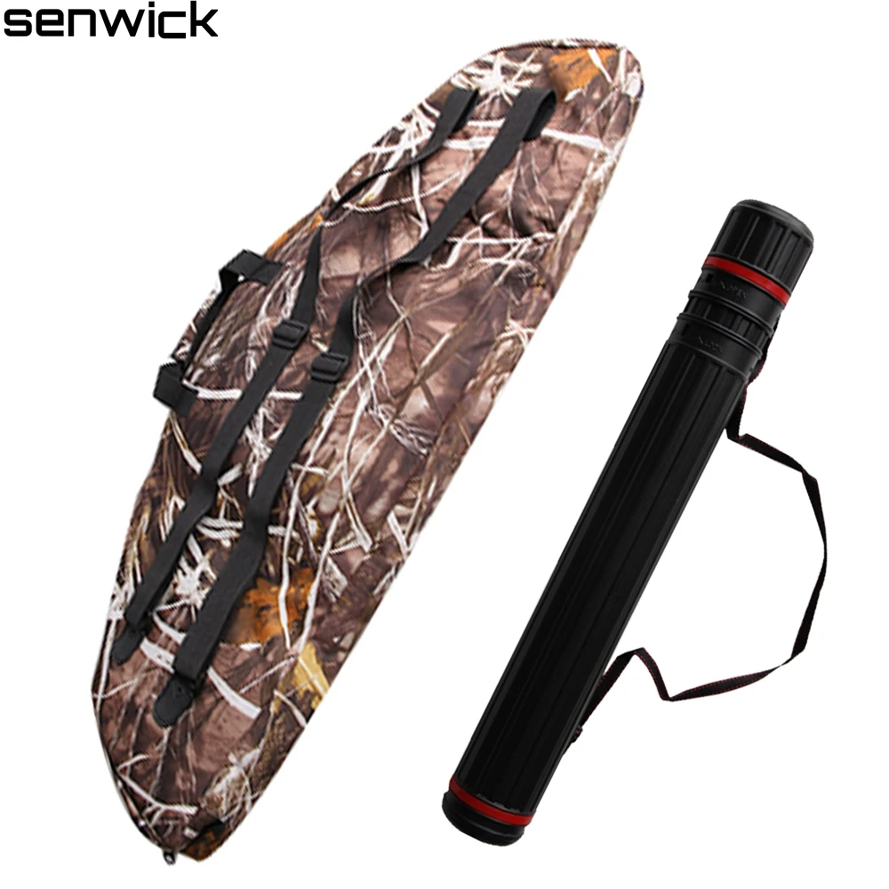 115cm Recurve Bow Case Archery Bow And Arrow Bag Soft Plush Fabric