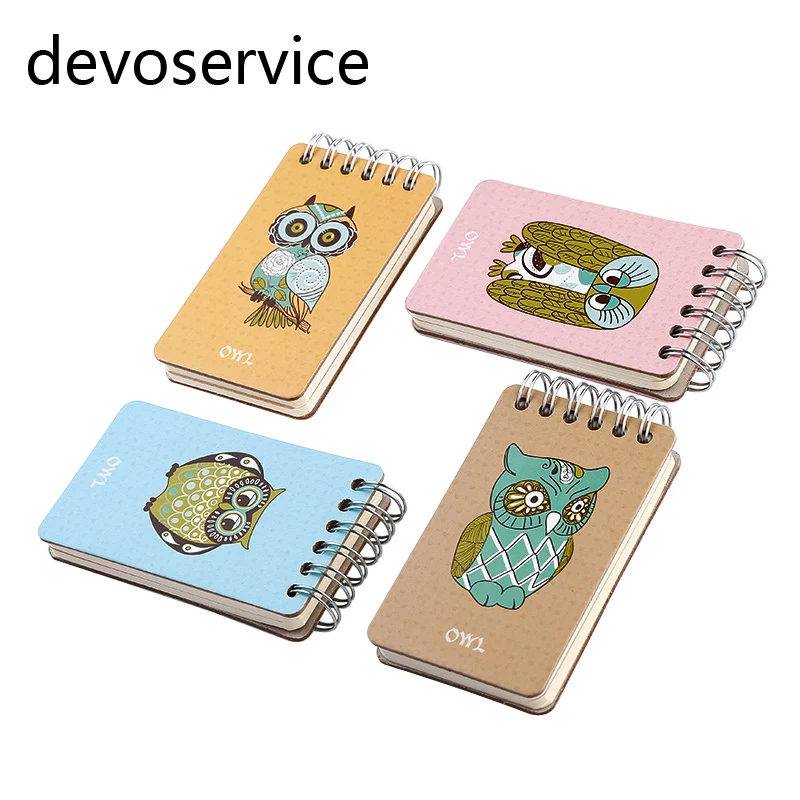 

Korean Cartoon Stationery Notepad Office Supplies School Cute Cartoon Owl Filofax Notebook Diary Students Words Book