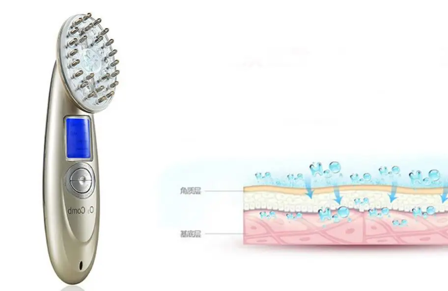 Rf EMS волос лазера отрастающая щетка предотвратить от выпадения волос светодиодный фотонный лазер массажка для волос головы Вибрационный массажер