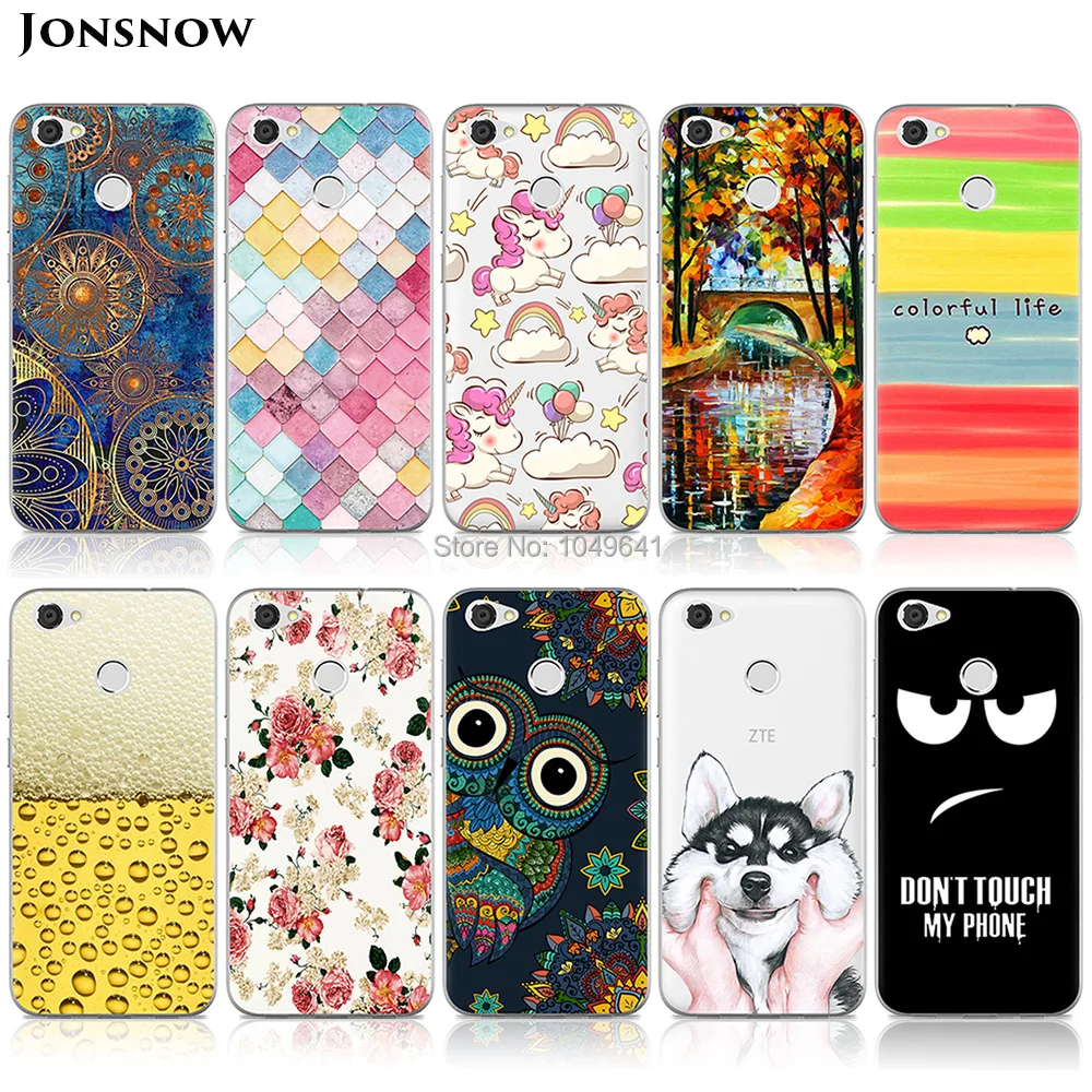 TPU Case for ZTE Blade A6 Colorful 10 Patterns Case For