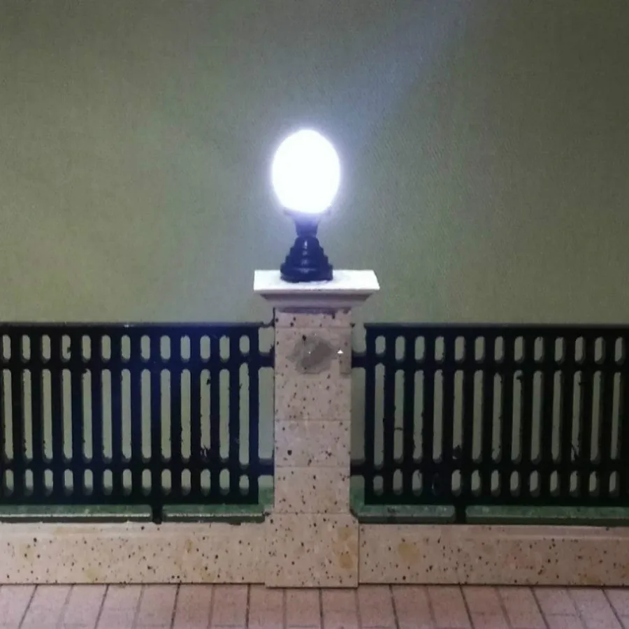 architecture mini model light in HO N SCALE (2)