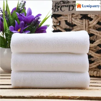 

LumiParty 10pcs White Disposable Face Towel Hair Salon Towels 30*70cm Travel Washcloth-30