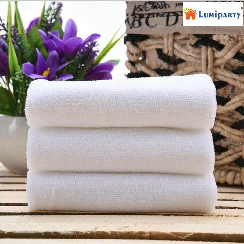 Image LumiParty 10pcs White Disposable Face Towel Hair Salon Towels 30*70cm Travel Washcloth 30