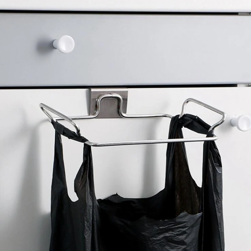 Basupply 1 шт. шкаф дверная вешалка для мешков для мусора бытовой шкаф тряпичный держатель для хранения Шкаф мешок для мусора кронштейн кухонные аксессуары