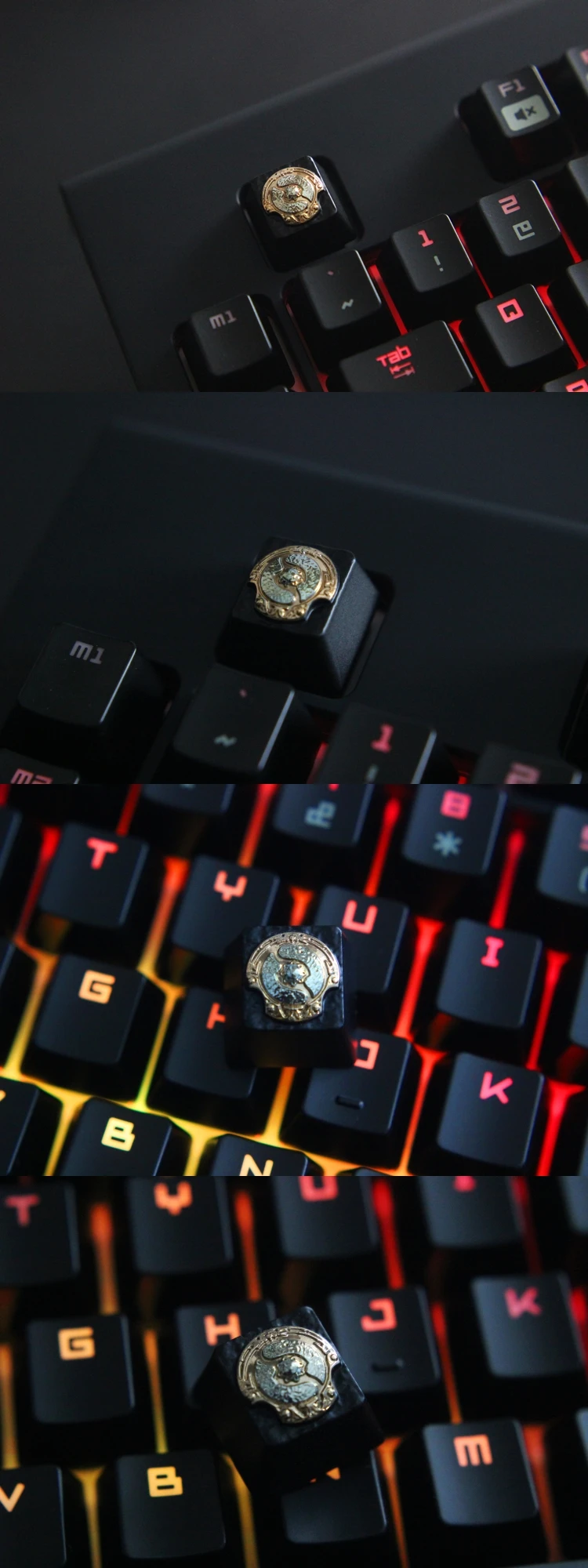 Keycap tampa de teclado mecânico para personalização,