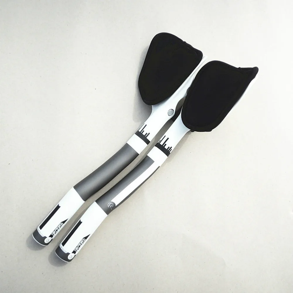 

2016 FCFB FW carbon handlebar grey white tt handlebar ends bar ends mountain road bike accessories T700 carbon handlebar road