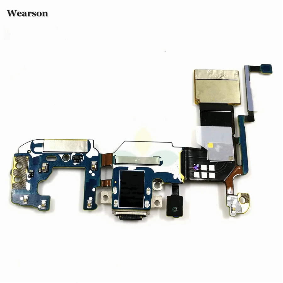For Samsung S8 G9500 G950F G950U S8+ G955F G9550 USB Board Charging Dock Flex Cable With Microphone USB Port Tested High Quality (6)