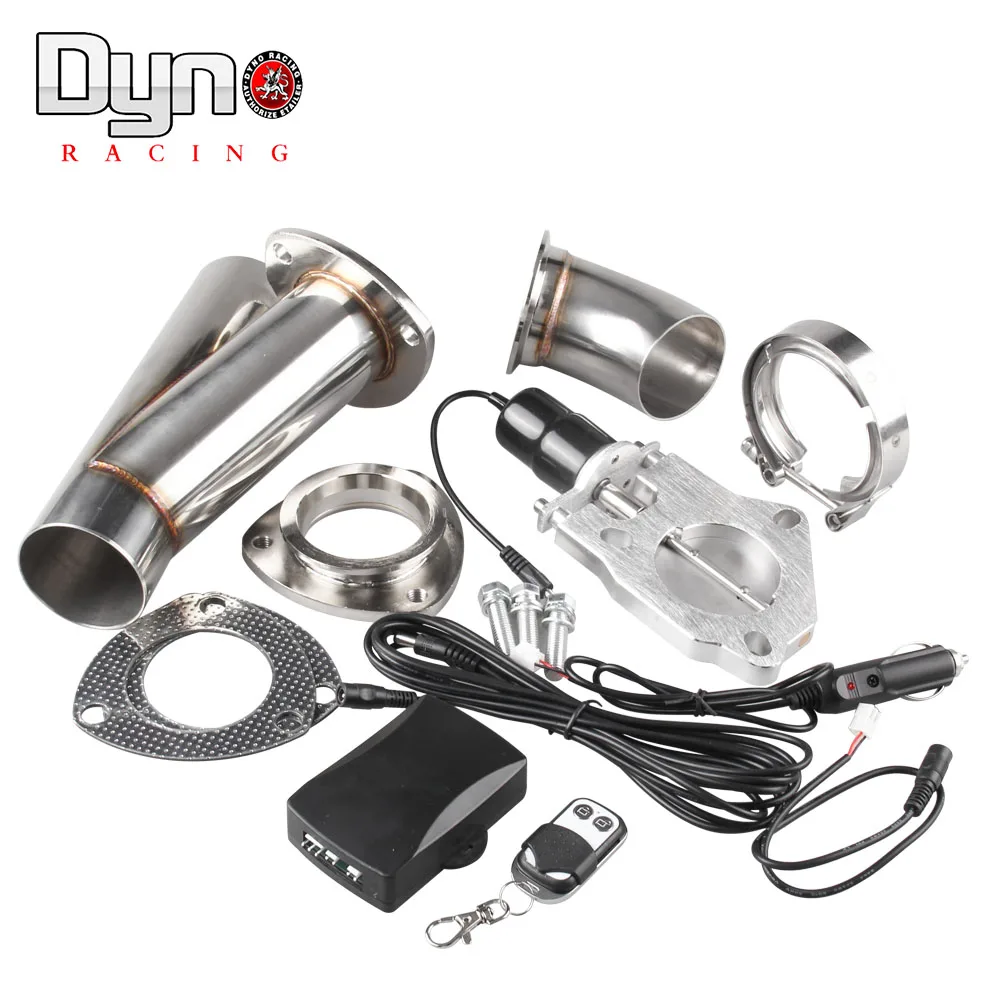 

2 2.25 2.5 3 inche Electric Stainless Exhaust Cutout Cut Out Dump Valve / switch Remote control TP022A+TP024A