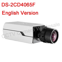 Free shipping English version DS-2CD4065F 6MP Smart IP Box Camera Support 128G POE HD Outdoor Bullet Network CCTV Camera