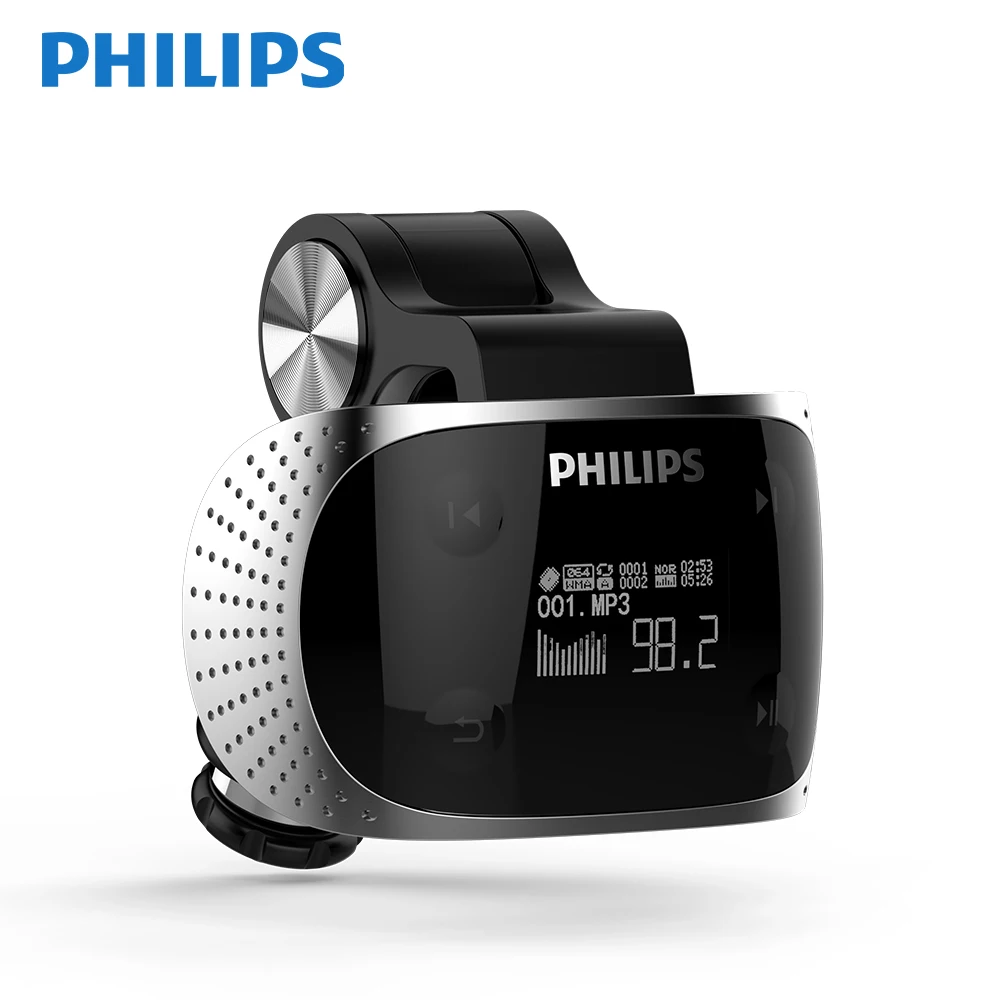 Philips SA1608 музыкальный MP3-плеер для автомобиля без потерь музыка FM радио запуск/AUX прикуриватель Тип