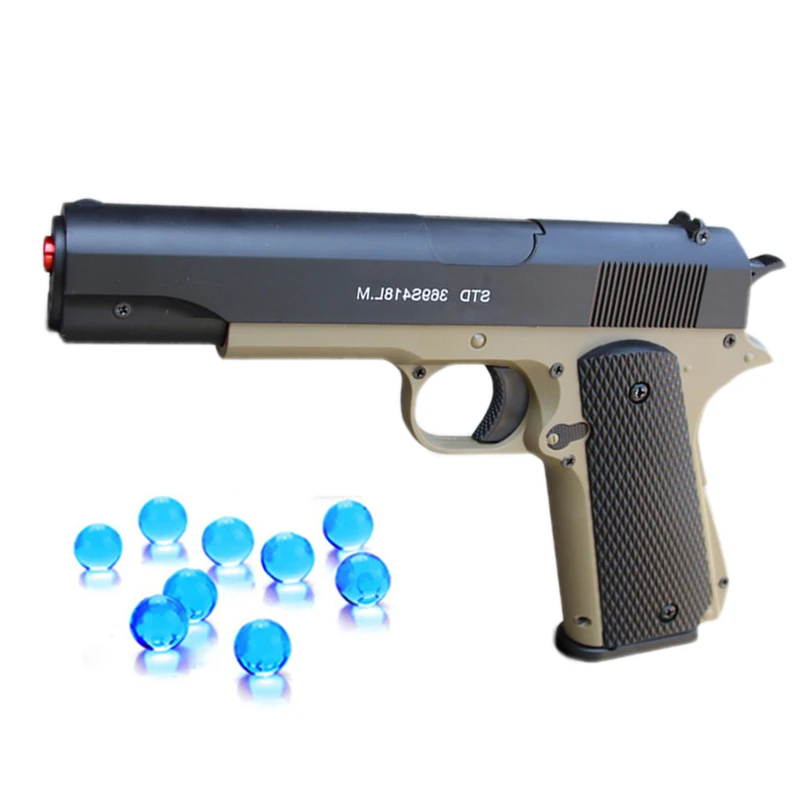 

Plastic Simulation M1911 Water Bullet Children Gun Toy Rifle Air Soft Weapon Live CS Assault Snipe Weapon Outdoor Pistol Toys