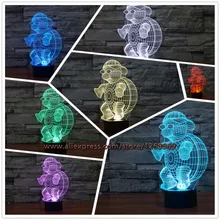 New 2017 Children’s Day Turtle 3D Night Light Gradient Lights LED Table Lamp Acrylic lampara Kids Lighting Toys Bedroom Decorate