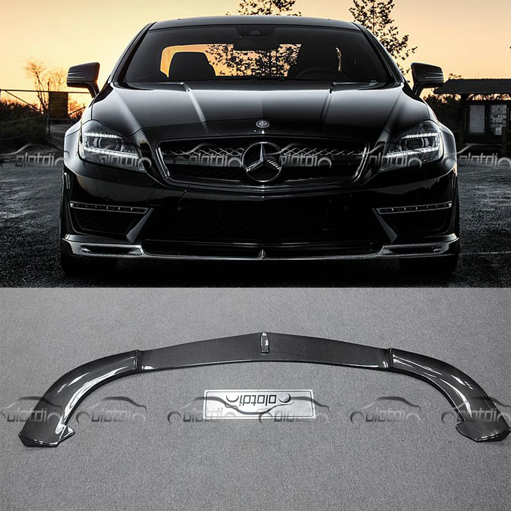 Спойлер для Mercedes Benz W218 C218 CLS63 2011 2013 автомобильный Стайлинг передний бампер из