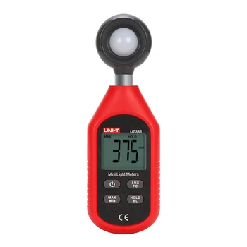 

UNI-T UT383 Newest Mini Light Meters 200,000 LUX Digital Luxmeter Luminance Lux Fc Test Max Min Illuminometers Photometer