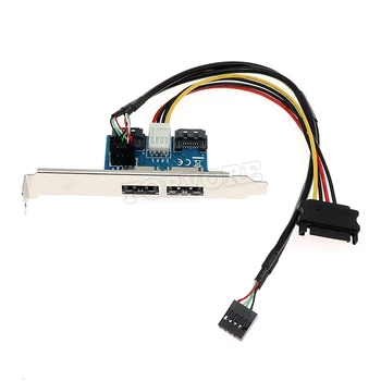 

SATA to Power Over eSATA Adapter Card SATA to ESATA with 5V/12V power supply