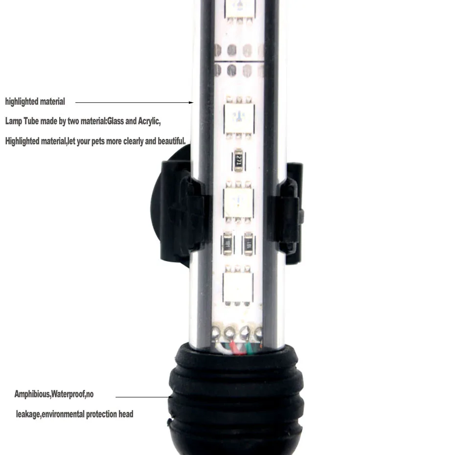 Подводный аквариум светодиодный светильник ing погружной аквариумный светильник для аквариума Светодиодная лампа для аквариума светильник RGB Bluetooth контроллер
