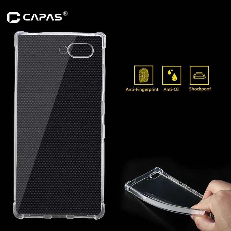 

Cover for BlackBerry KEY2 LE Case Clear Soft Protective Silicone Case for BlackBerry DTK70/Keyone/Mercury/Krypton/Motion Case