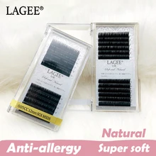 LAGEE корейские Pbt JBCD кудрявые 3d норковые натуральные супер мягкие Накладные ресницы премиум индивидуальные накладные ресницы