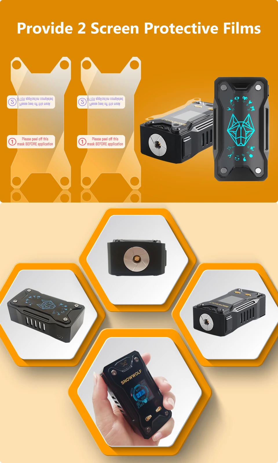 Sigelei Snowwolf Xfeng Electronic Cigarette Box Mod 6