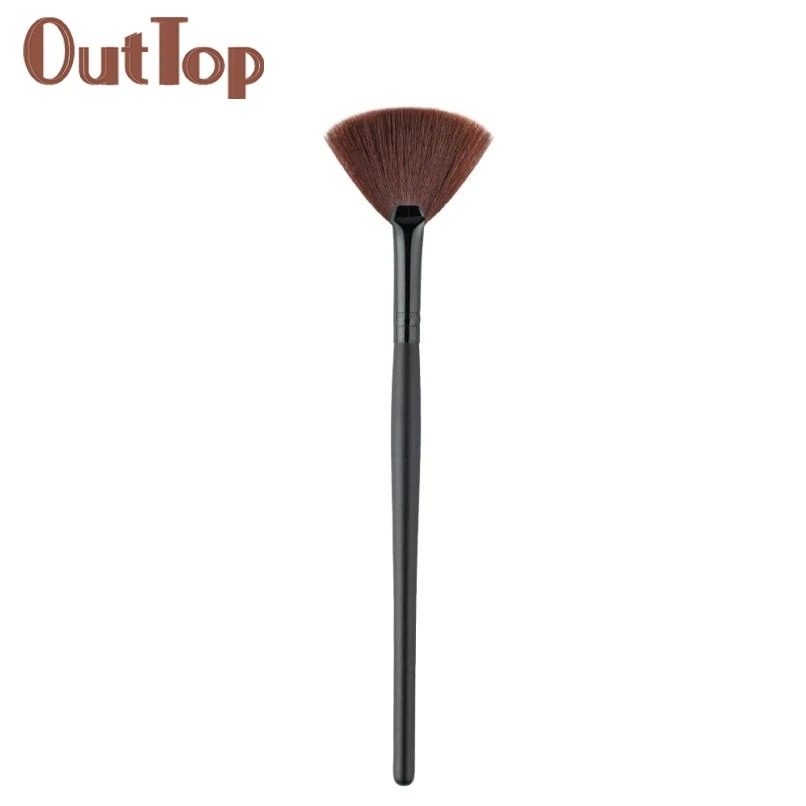 

1 PC Makeup Fan Goat Hair Blush Face Powder Foundation Cosmetic Brush 0323A5Down