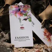 Роскошные модные 700 г слоновой кости CMYK Одежда С Принтом Hat ювелирные изделия бирка без строка 100 компл./лот Индивидуальные