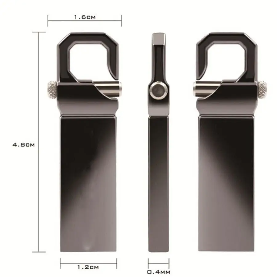 Металл USB флешка реального Ёмкость 4G 8 г 16 г usb flash Водонепроницаемый флешки 32 ГБ 6 4G b usb 2,0 Ключ флэш-накопитель