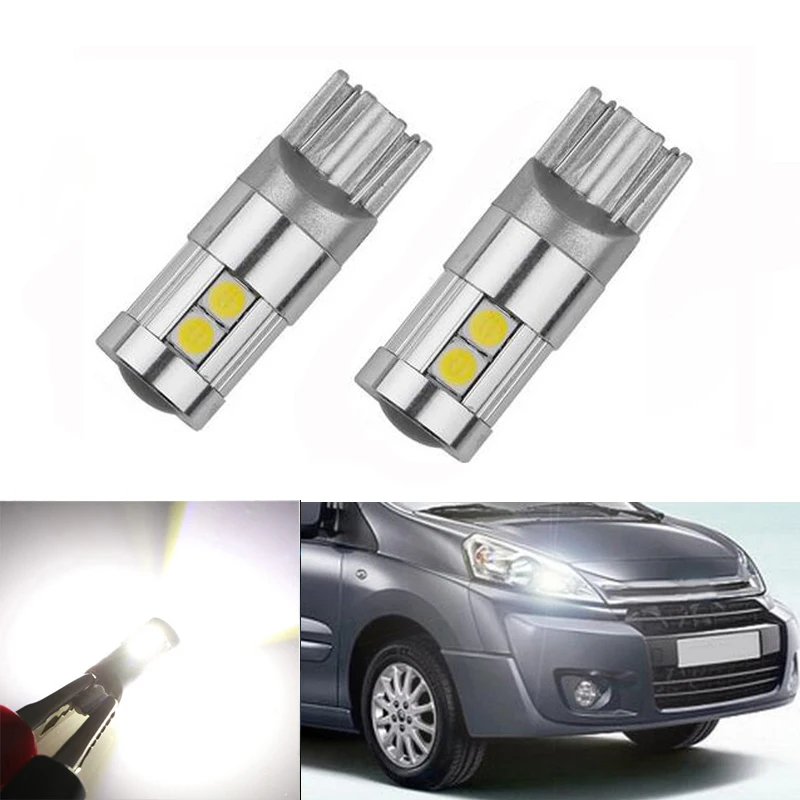 2x T10 3030SMD светодиодный светильник для бровей без ошибок Citroen C4 C5 C3 Grand Picasso Berlingo Xsara