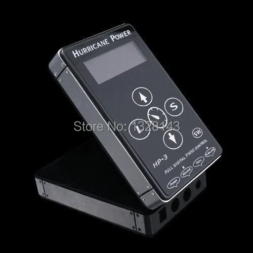 

Hurricane Power HP-3 Black Dual Digital 5pcs LCD Tattoo Power Supply New Version Touch Screen Top Quality Freeshipping DHL