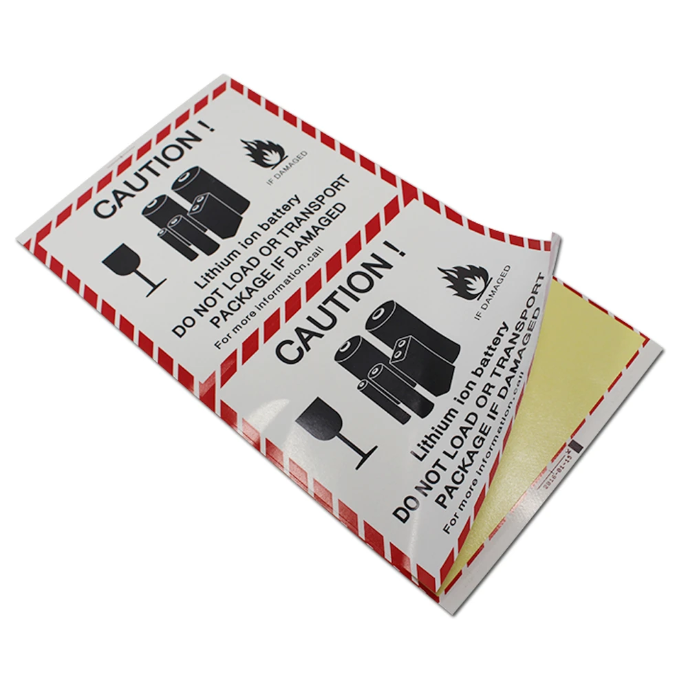 DHL Wholesale 1600pcs Self Adhesive Warning Label Sticker for Package