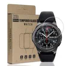Qosea For Samsung Gear S3 Classic Tempered Glass Ultra-thin 2.5D 9H Clear For Samsung Gear S3 Smart Watch Film Screen Protector