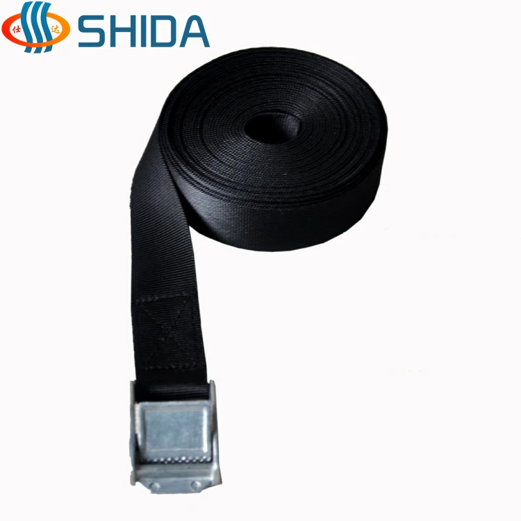 2.5*400cm 2 pcs nylon webbing with Metal Cam Buckle Tie Down Strong