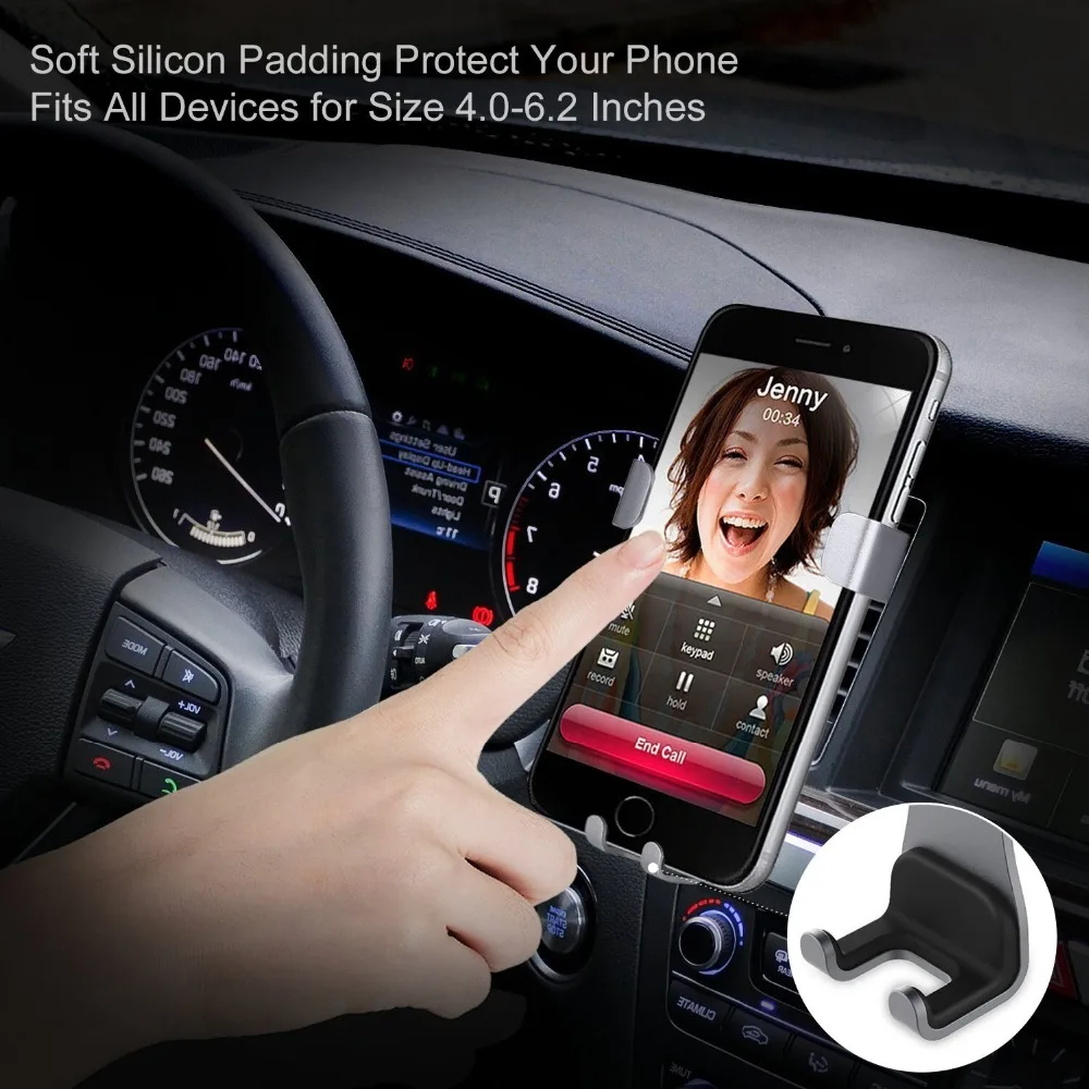 Suntaiho Universal Gravity Car Phone Holder for iPhone 8 7 X Air Vent Mount 360 Degree Stand for Samsung S9 S8 Plus Huawei P20 Suntaiho Universal Gravity Car Phone Holder for iPhone 8 7 X Air Vent Mount 360 Degree Stand for Samsung S9 S8 Plus Huawei P20
