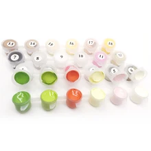 

CHENISTORY Only Acrylic Paint DIY Painting By Numbers Kits Have No Include Canvas And Brushes Extra Color Finished Your Painting