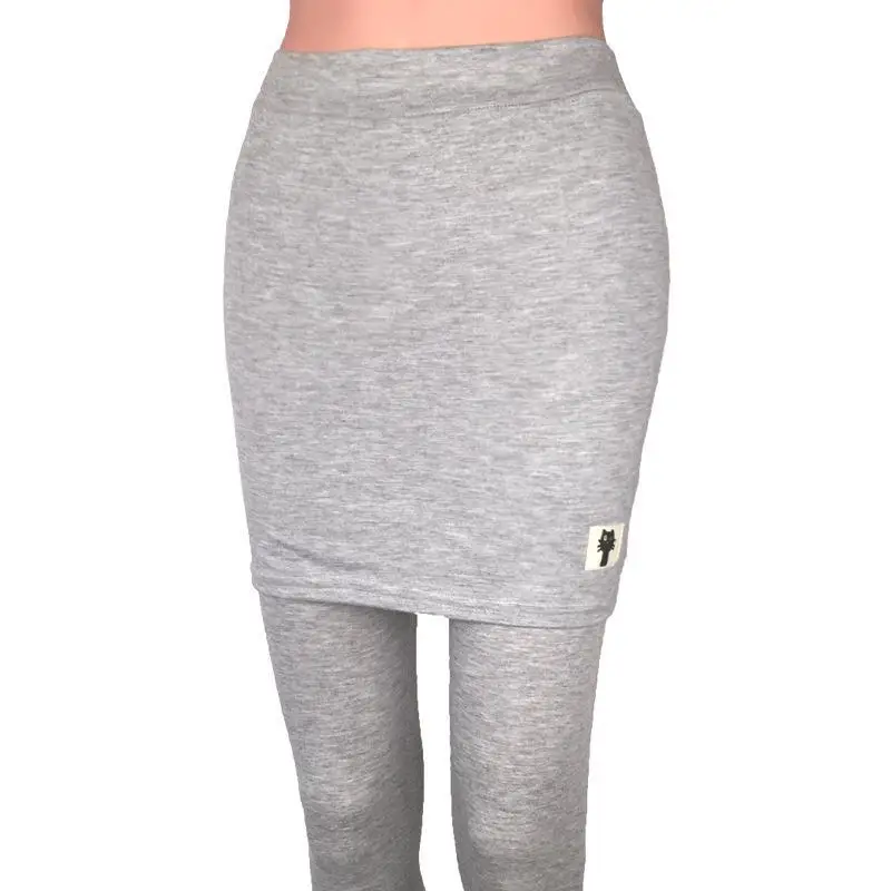 

Fake Two Piece Package Hip Skirt Leggings Women Trousers Skinny Pencil Pants Fashion All-match Lady