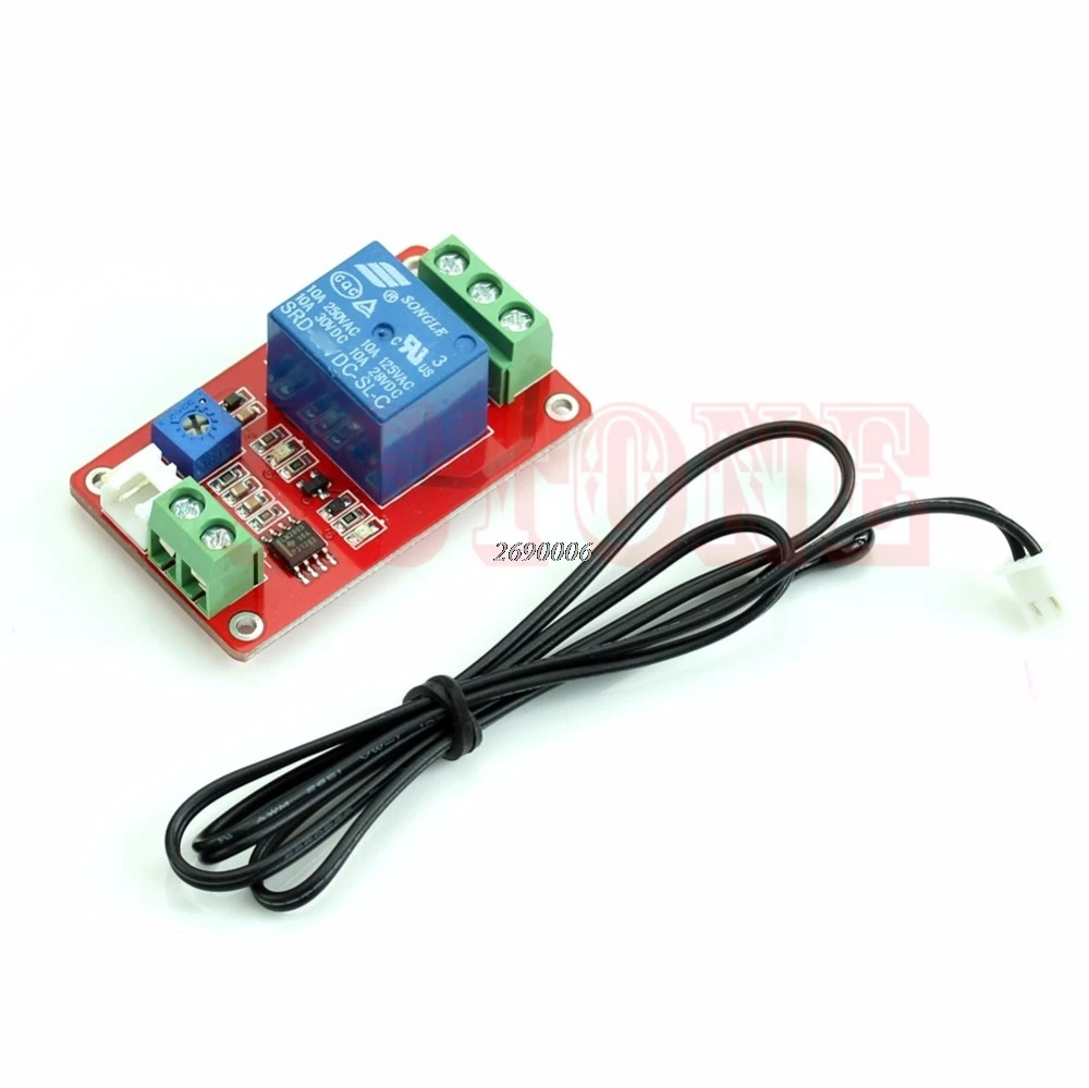 

12V DC 1 Detection Control Switch Channel Thermistor Relay Sensor Temperature