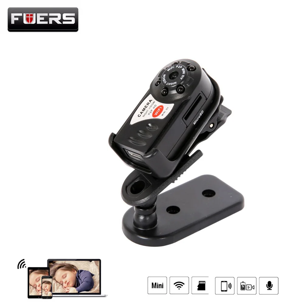 Fuers New HD Q7 Mini Camera Wifi Infrared Night Vision Camera DV DVR font b Wireless