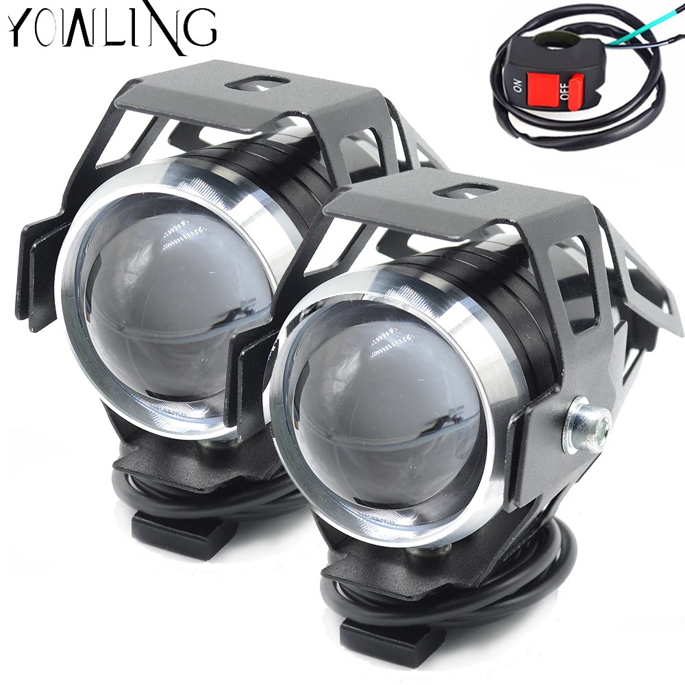 

Motorcycle LED Headlight Bulbs U5 Waterproof Driving Spot Head Lamp Fog Switch FOR MV Agusta Brutale 675 800 920 1090 RR F3 675