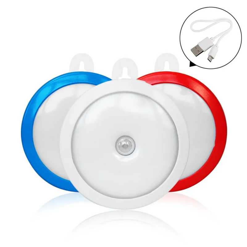 

USB Chargeable Mini Lamp Baby Bedroom Sleep Lighting Cute Portable Sensor USB LED Lights diy New