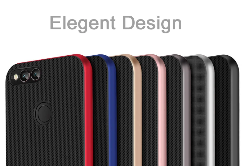CAPSSICUM для huawei Honor 7X kickstand чехол для huawei Honor 7X Чехлы ПК силиконовый гибкий тонкий ТПУ Стенд задняя крышка оболочка