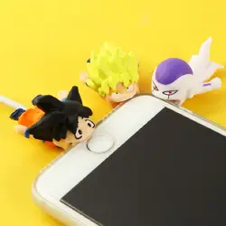 1 шт. кабель укус Iphone Защита линий передачи данных аниме Dragon Ball Одна деталь против взлома кабель протектор укуса для Iphone кабель