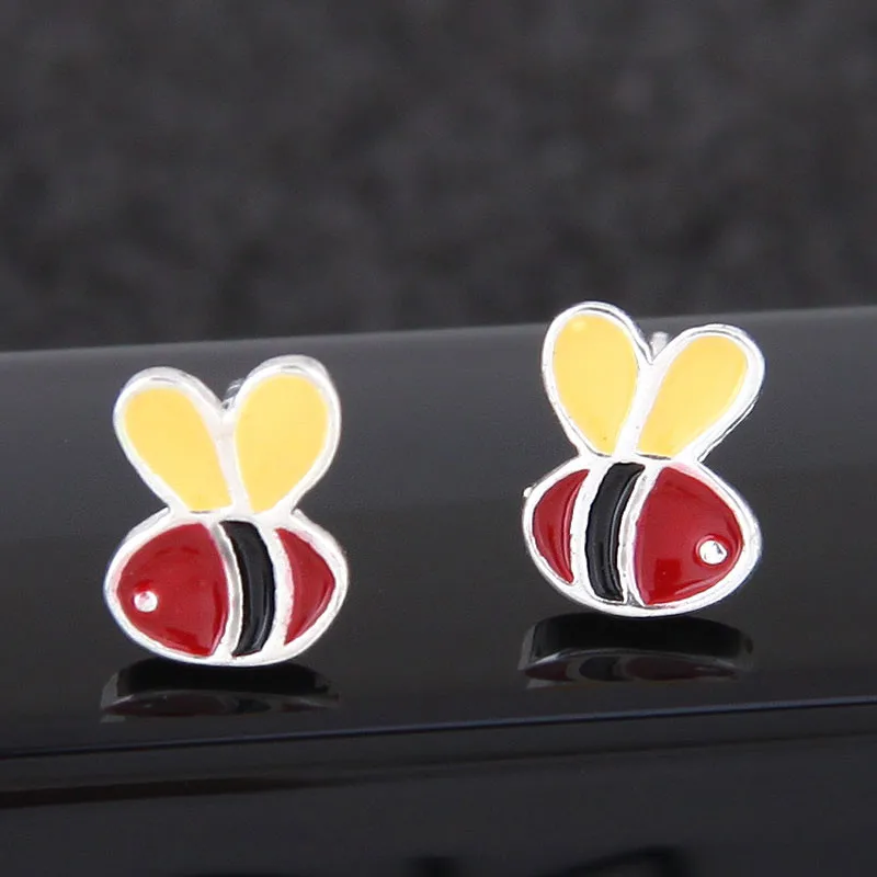 Cute Rabbit Earrings for Woman Sliver Color Metal Earring Korean Fashion Office/career Party Jewelry Girls Oorbellen | Украшения и