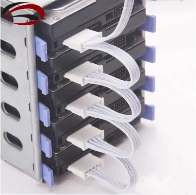 Best Price 10pcs/lot PC Server 4pin IDE Molex 1 to 5 SATA Adapter Splitter Power Cable Cord 18AWG White for HDD SSD Best Price 10pcs/lot PC Server 4pin IDE Molex 1 to 5 SATA Adapter Splitter Power Cable Cord 18AWG White for HDD SSD