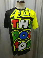 Бесплатная доставка 2017 Валентино Росси VR46 Доктор MotoGP в гонки быстросохнущие футболки Джерси