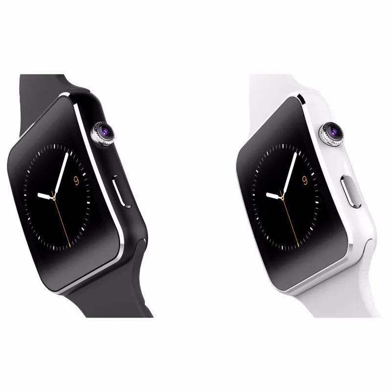 2016 новые Bluetooth Смарт часы X6 умные спортивные для Apple iPhone Android телефон с камерой FM