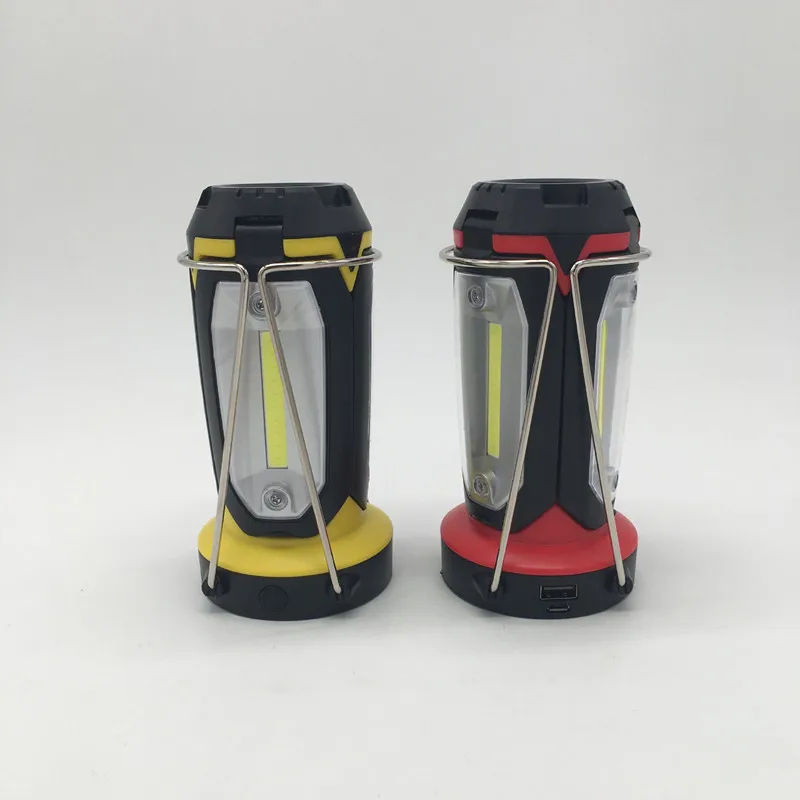 

CHENGYILT Multifunctional LED Camping Lantern COB Work Light with Stand Hanging Rechargeable Tent Lamp Flashlight for Hiking